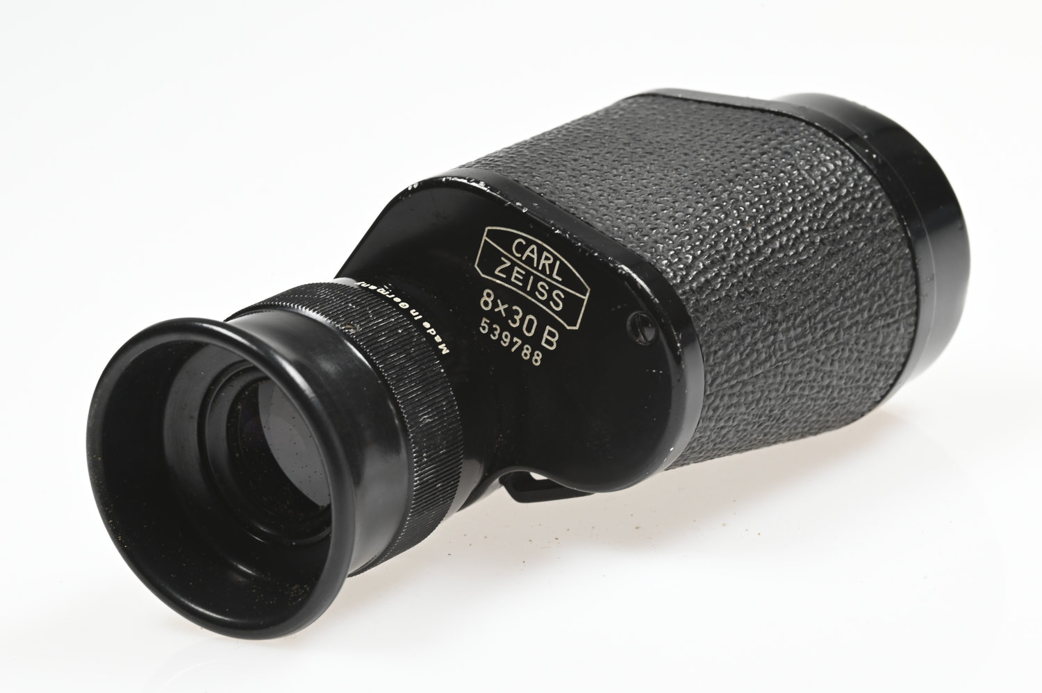 Gelegenheit Zeiss Monokular 8x30 B + Zeiss Ledertasche Zustand B-