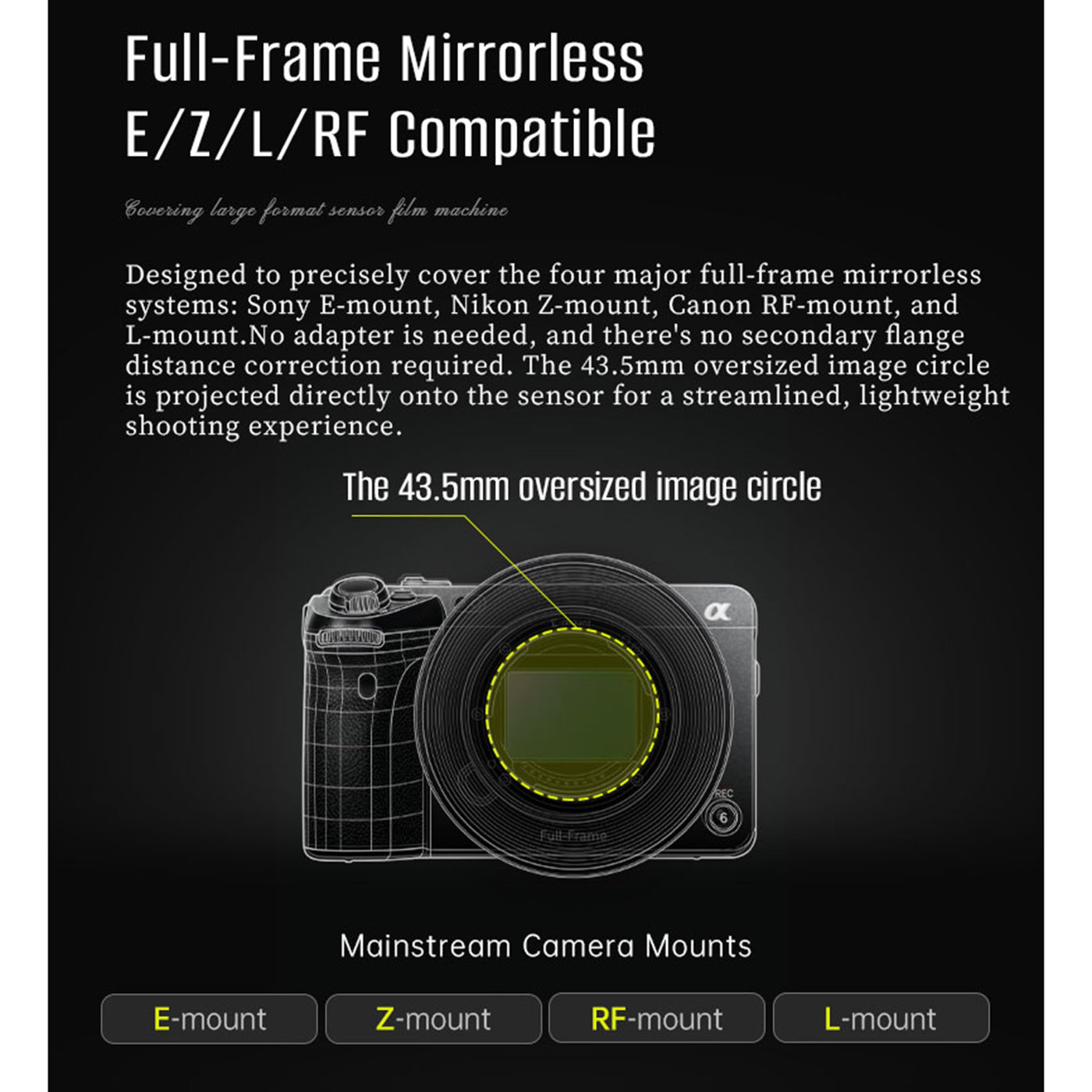 7Artisans 75mm T1.5 Dream - Sony FE (FF)