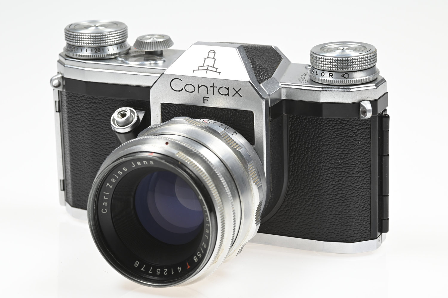 Gelegenheit Contax F Gehäuse + Zeiss Jena Biotar 58/2,0 T Zustand A-