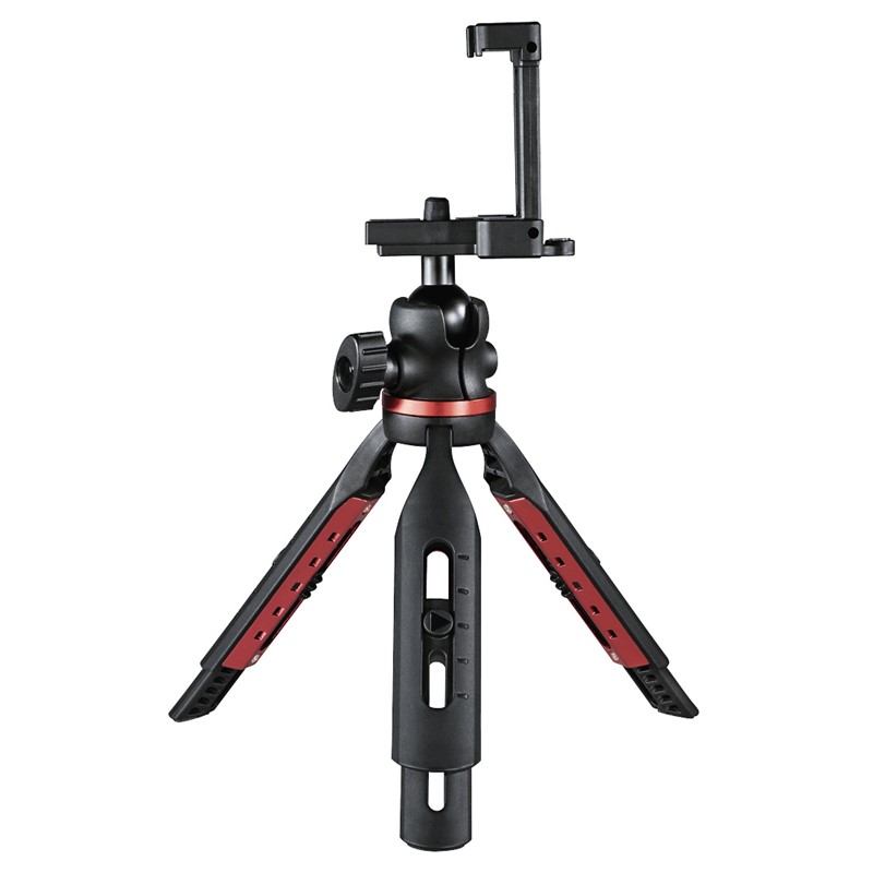 Hama Solid Tischstativ mit Kugelkopf für Smartphone und Kamera 4007249046307