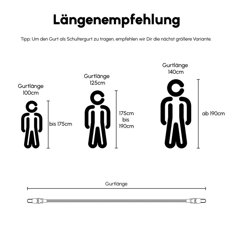 C-Rope Kameragurt “The Climber” aus Kletterseil Bright Red 140cm 4260572671015