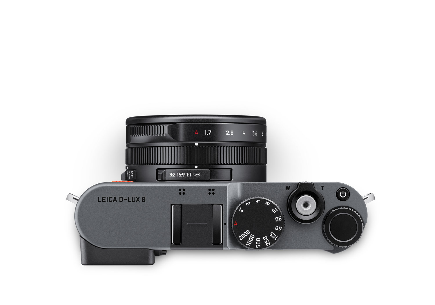 Leica D-Lux8 Metall Grau lackiert