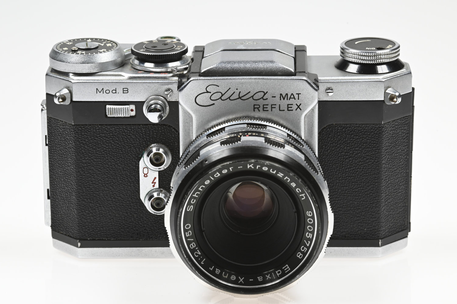 Gelegenheit Edixa Mat Reflex Mod. B Gehäuse + Schneider Kreuznach Edixa Xenar 50/2,8 Zustand B