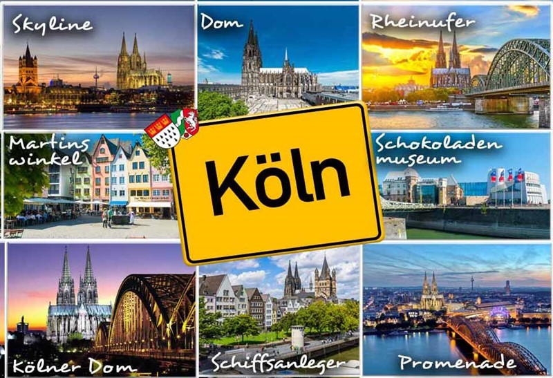 Fotomagnet Collage Köln 163 7630017163059