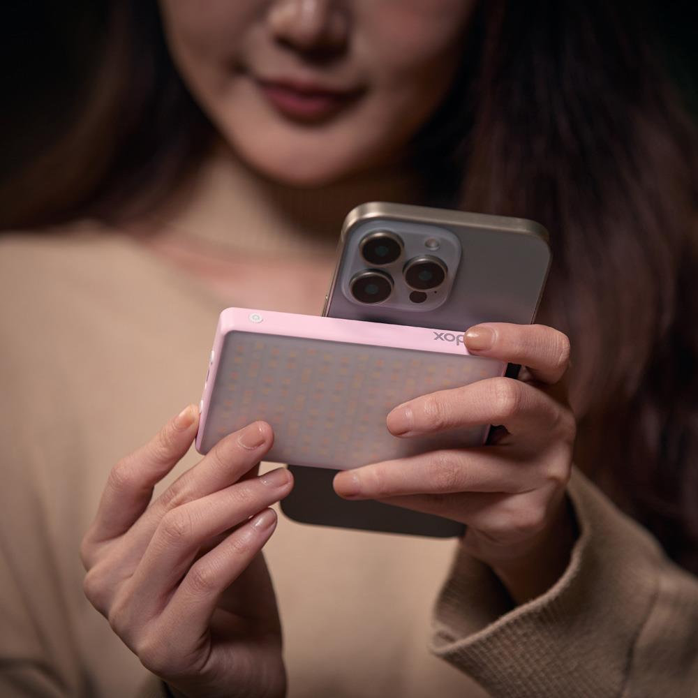 Godox MA5R blau, RGB-Panel-Licht und Powerbank