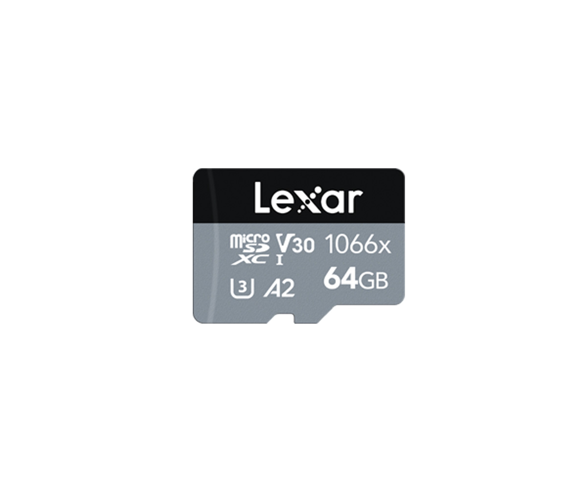 Lexar 1066x MicroSDXC 64 GB, C10, U3, V30 Professional Speicherkarte 0843367121908