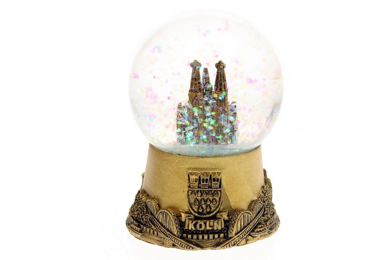 Schneekugel Dom S gold 4260166456738