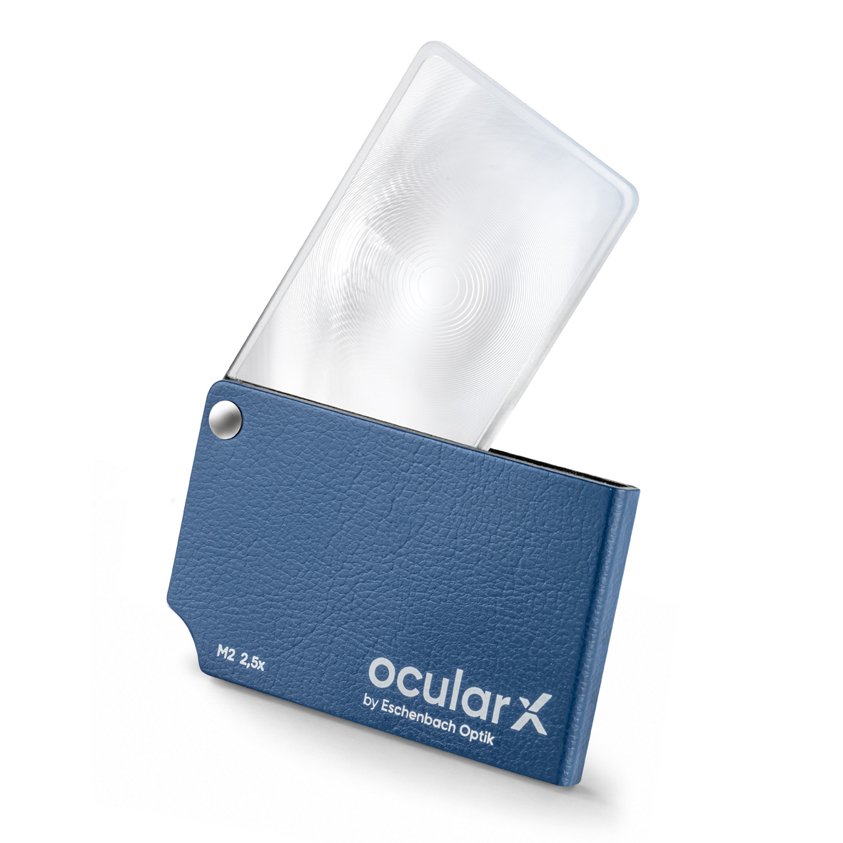 Eschenbach ocularX M2 2,5x Taschenlupe blau