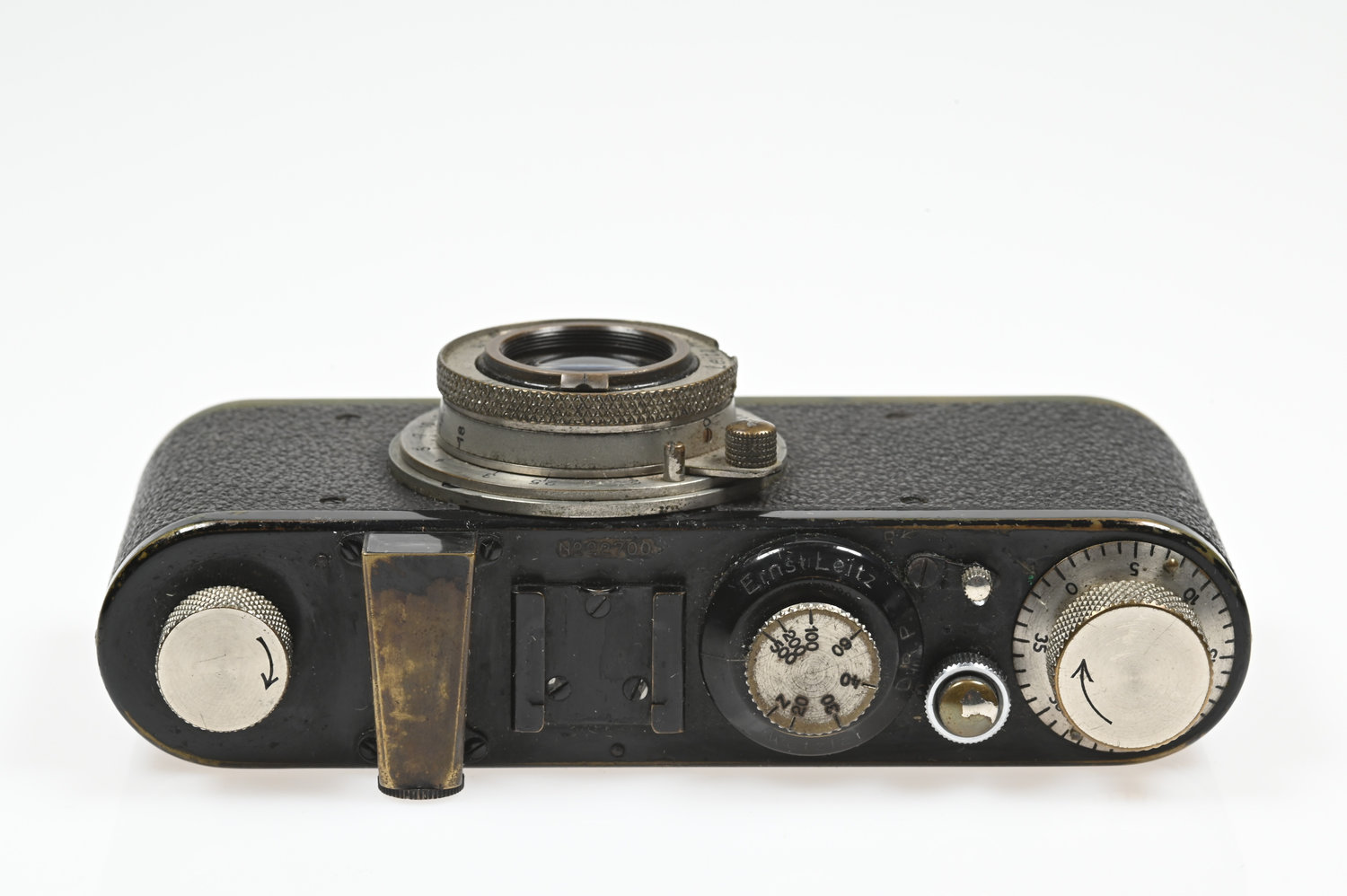 Gelegenheit Leica I Gehäuse mit Leitz Hektor 5cm/2,5 Zustand B- (Bodenplatte Zustand C)
