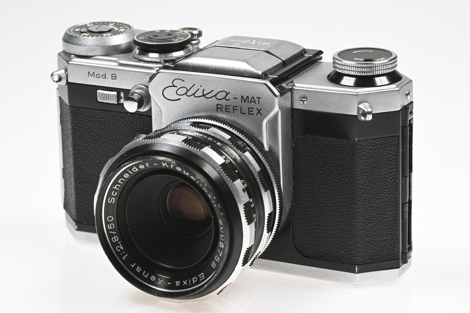 Gelegenheit Edixa Mat Reflex Mod. B Gehäuse + Schneider Kreuznach Edixa Xenar 50/2,8 Zustand B