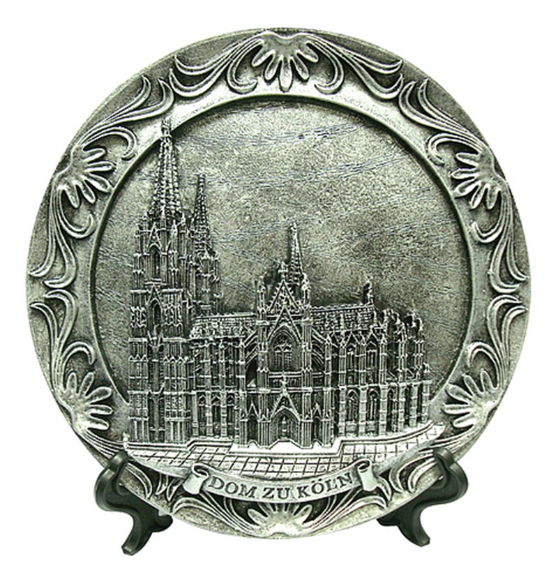 Motiv-Teller Köln silber 13,50cm 9000000011359