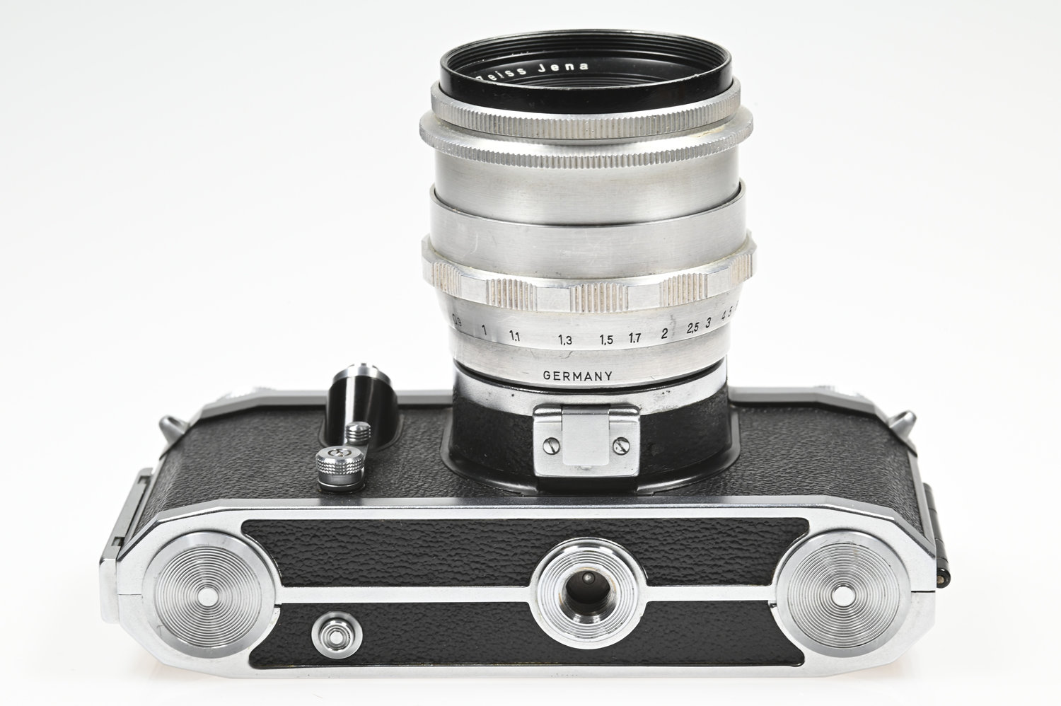 Gelegenheit Contax F Gehäuse + Zeiss Jena Biotar 58/2,0 T Zustand A-