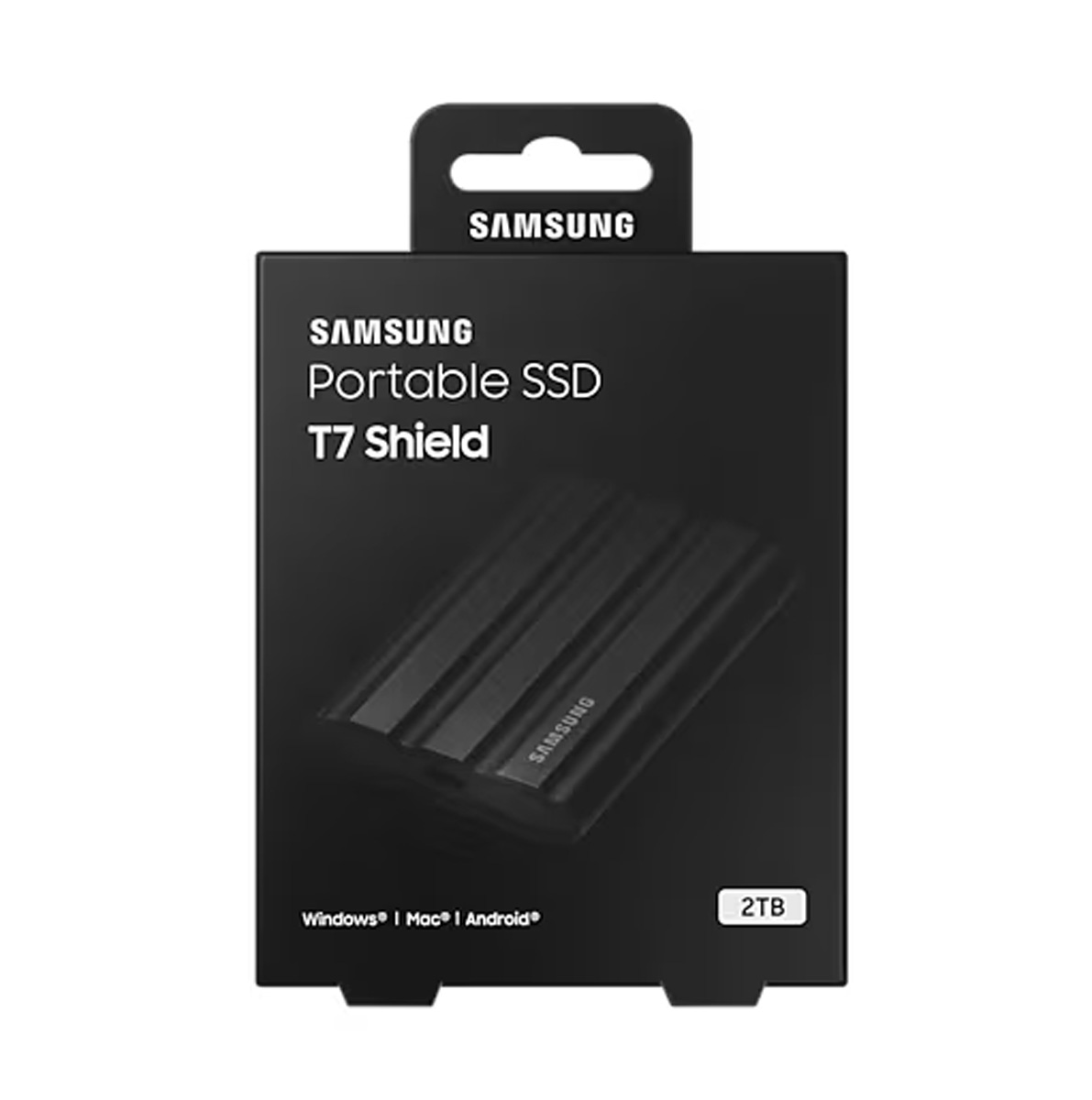 Samsung SSD T7 Shield 2TB, Schwarz USB-C, externe Festplatte 8806092968431