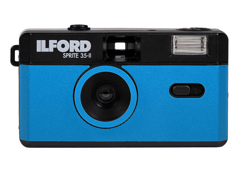 Ilford Sprite 35-II blau & schwarz Analoge Sucherkamera 4027501225042