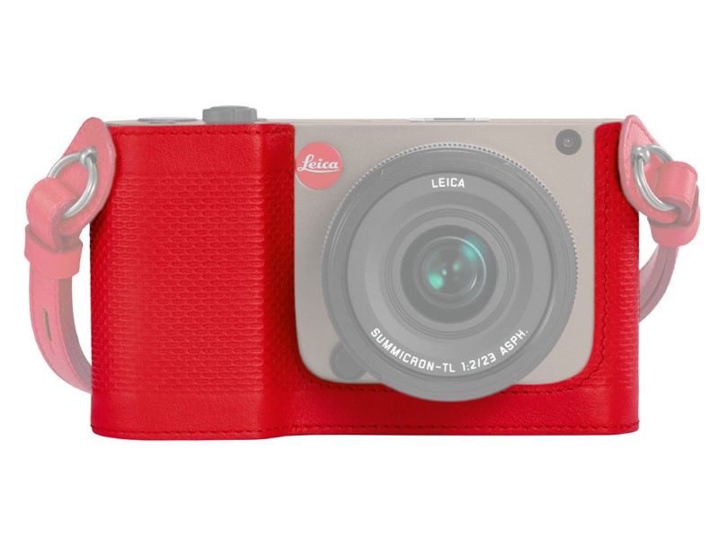 Leica Protektor für TL, Leder, rot 4022243185807