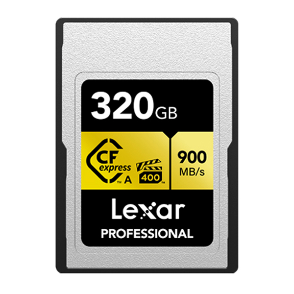 Lexar CFexpress LCAGOLD 320 GB Type A 900MB/s Professional Speicherkarte Gold 0843367127740