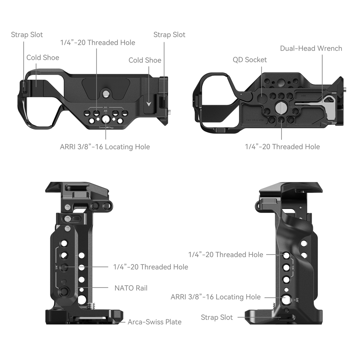 SmallRig 2087D Cage für Sony A7 III / A7RIII / A7IIIA 6941590012803