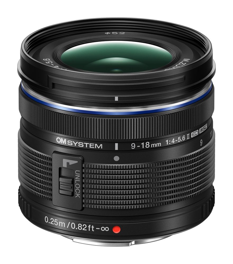 OM System MFT 9-18/4,0-5,6 Mark II schwarz 4545350056001