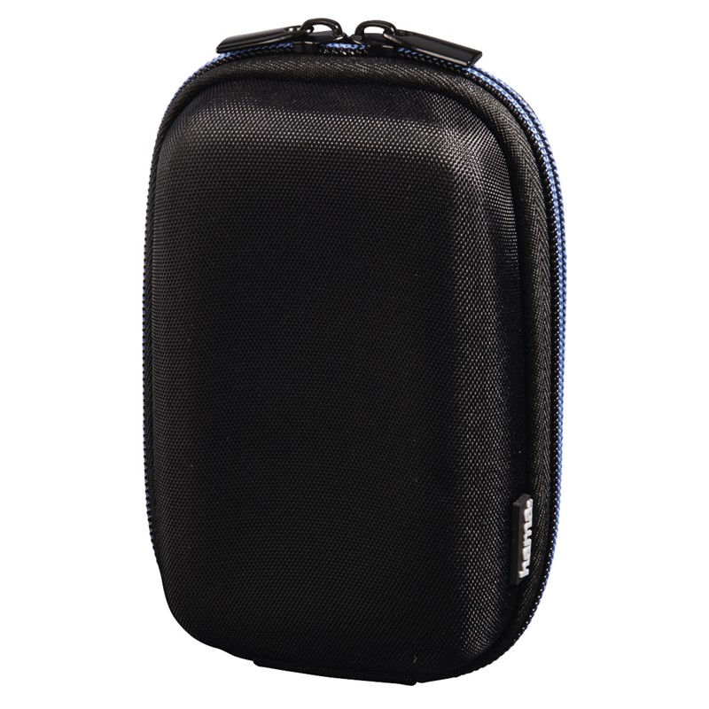 Hama Kameratasche "Hardcase Zip", 80 M, Schwarz/Blau 4047443317131