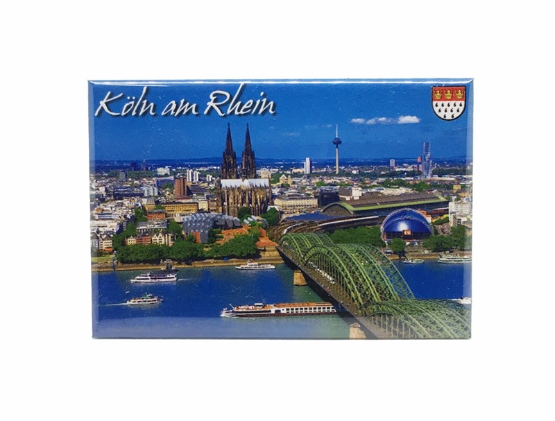 Fotomagnet "Grüße aus Köln" Dom + Brücke 7630017139580