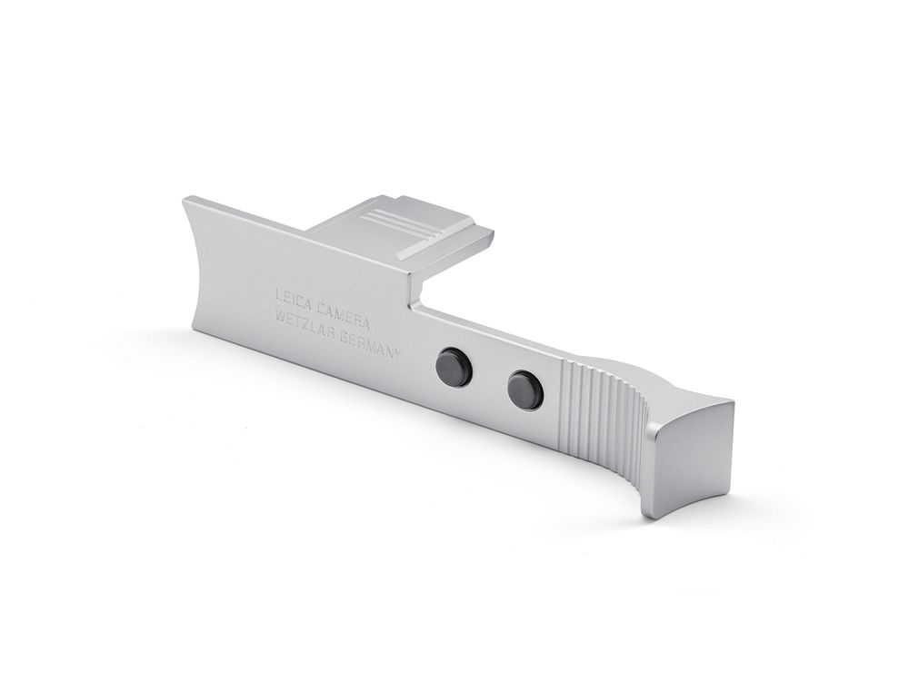 Leica Daumenstütze Q3, Aluminium, silbern eloxiert 4022243195349
