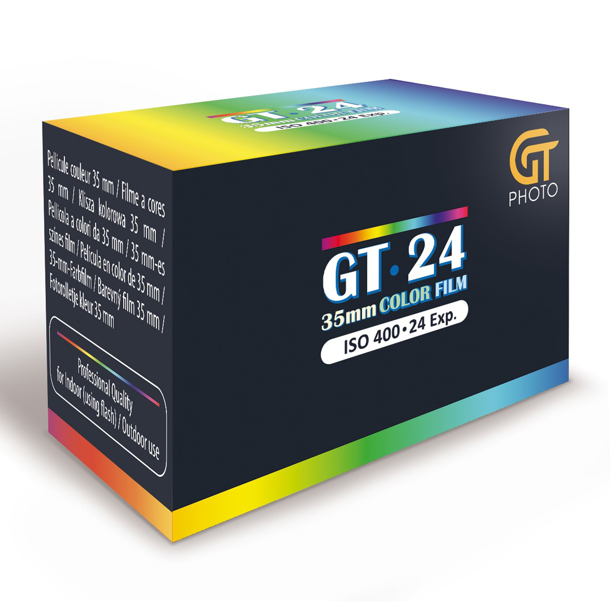 GT Photo GT24 35mm Color Film ISO 400-24 Kleinbildnegativfilm mit 24 Aufnahmen 3760265543557