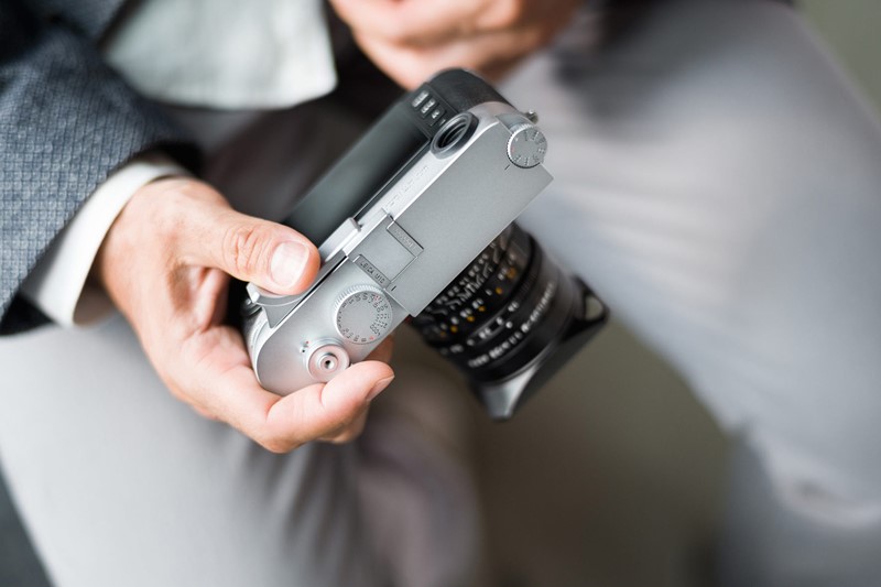 Leica Daumenstütze für M10 und M11, silber 4022243240155