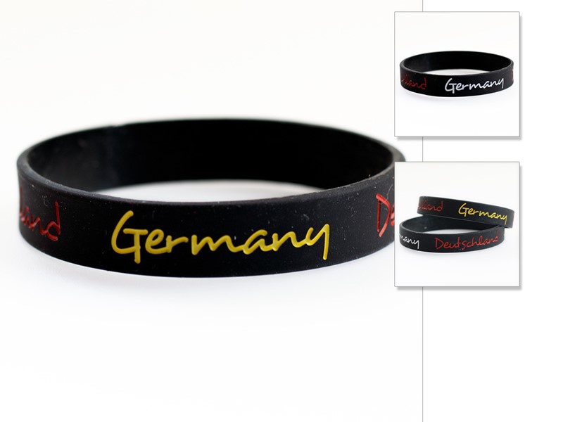 Silicon Armband Germany schwarz 4260235351360