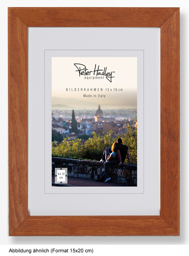 Peter Hadley Nina 15x20 cm braun, Holzrahmen