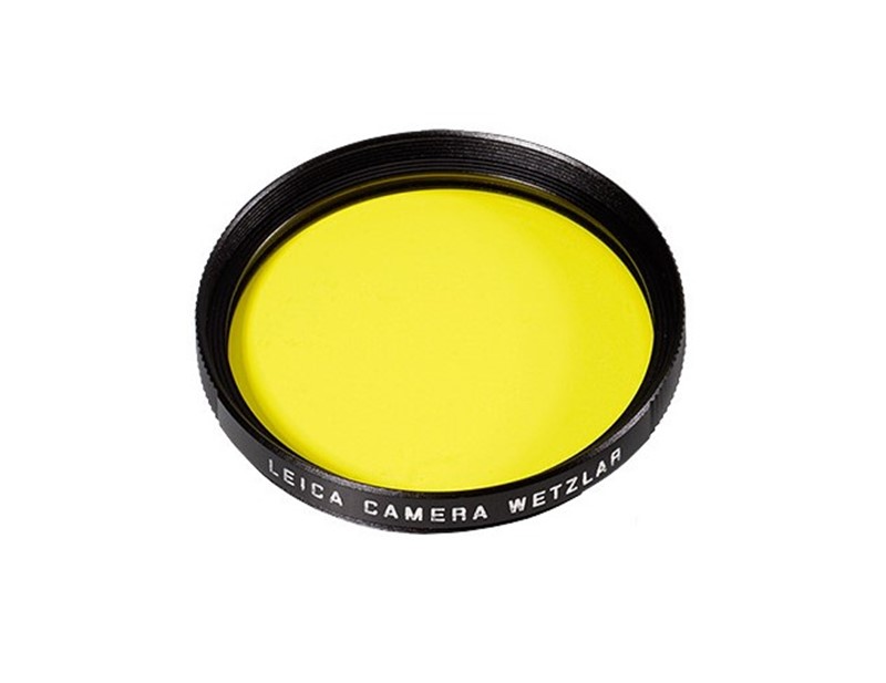 Leica Filter Gelb, E49, schwarz 4022243130739