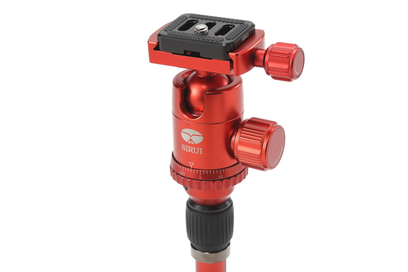 Sirui 3T-35 Tischstativ Alu mit Kopf rot 6952060002064