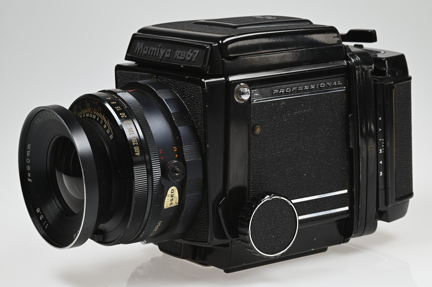 Gelegenheit Mamiya RB67 Professional Gehäuse + Mamiya Sekor 90/3,8 + Mamiya ProS 220 Magazin Zustand B