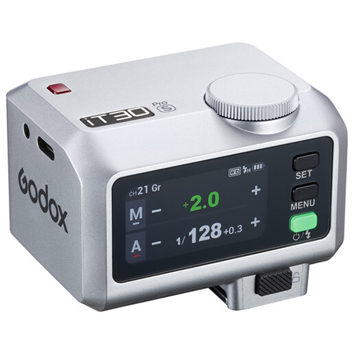Godox iT30Pro S silver TTL-Blitzgerät für Sony, weiß