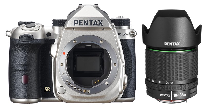 Pentax K3 Mark III silber + 18-135 WR Set 0027075402775