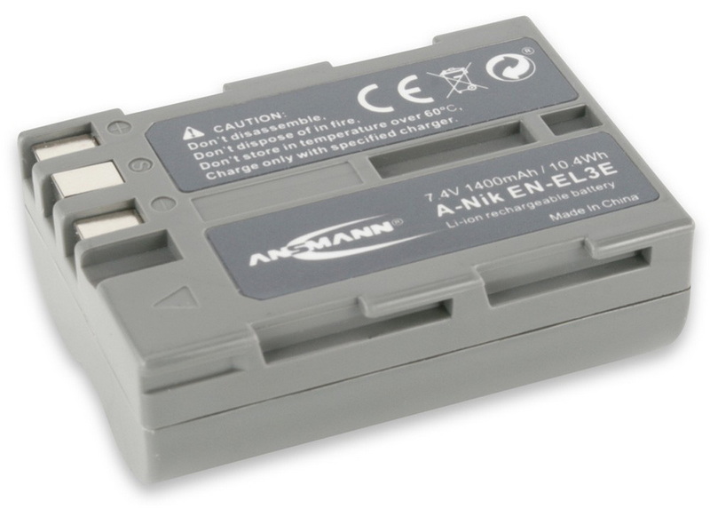 Ansmann EN EL 3e für Nikon 7,4 V/ 1400 mAh 4013674044078