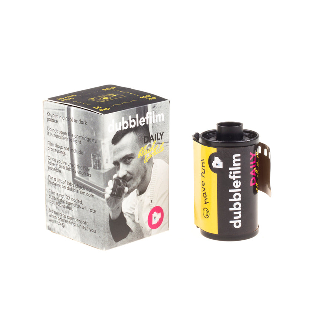 dubblefilm DAILY 400 135/36 SW-Kleinbildfilm 5060594640773