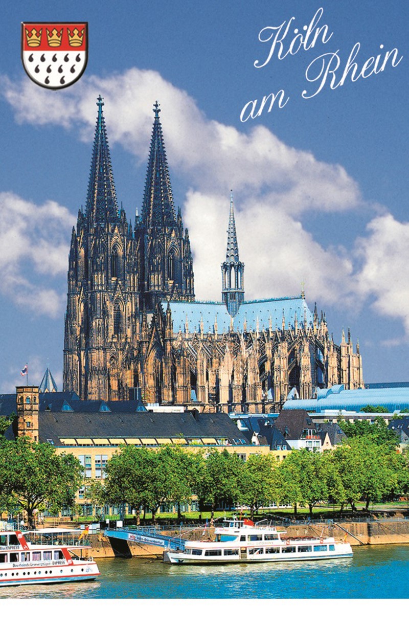 Fotomagnet "Köln Am Rhein" Dom+Altstadt hochf. 7630017140081
