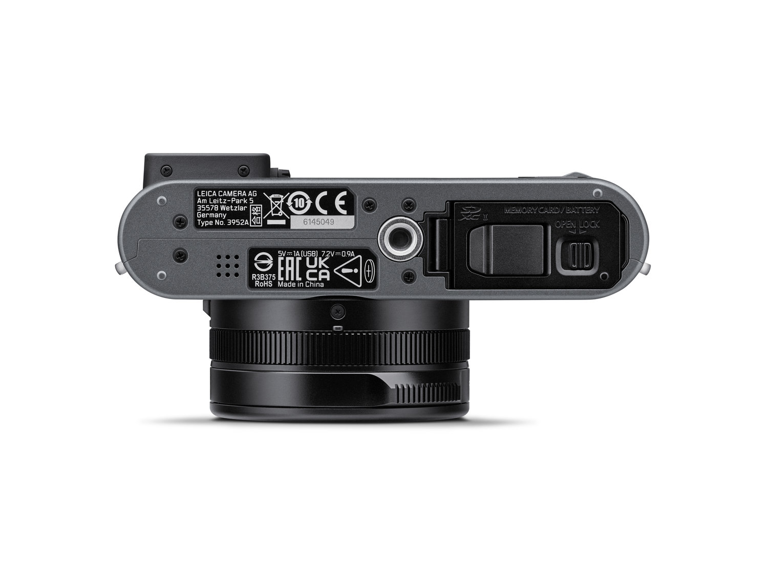 Leica D-Lux8 Metall Grau lackiert