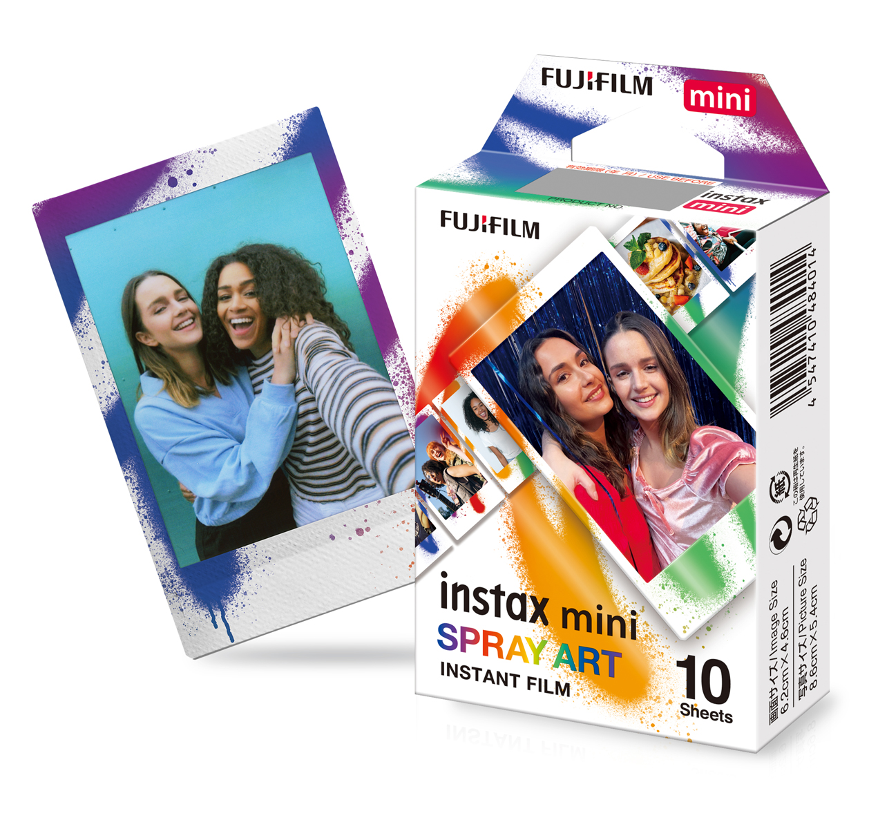 Fujifilm Instax Mini Film Spray Art WW1 Sofortbildfilm 4547410484014