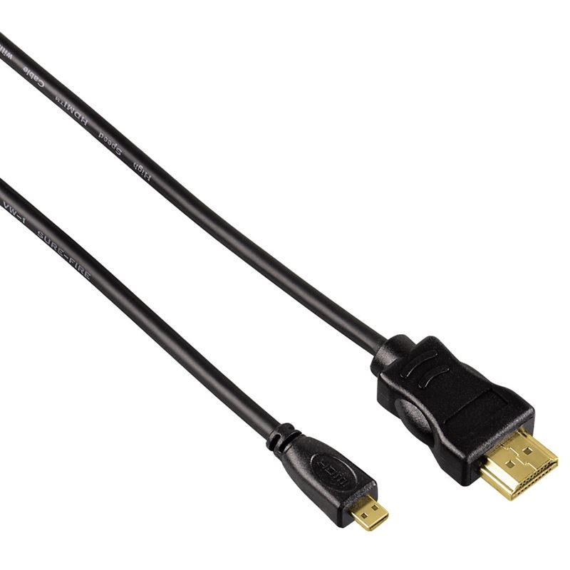 Hama HDMI™-Kabel Stecker Typ A - Stecker Typ D (Micro) 4007249742407