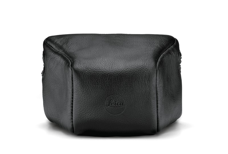 Leica Pouch, Leder, schwarz mit großem Vorderteil 4022243148949