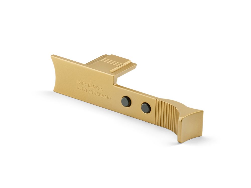 Leica Daumenstütze Q3, Messing, gestrahlt 4022243195325