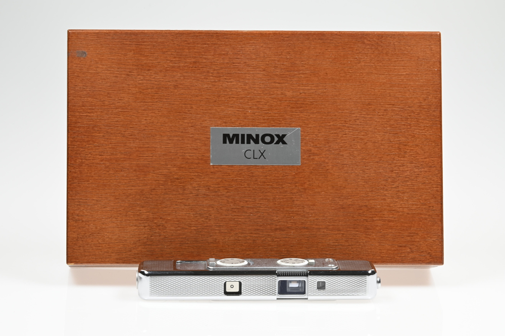 Gelegenheit Minox CLX Special 60th Anniversary Edition "Walter Zapp 1938 - 1998" Serien Nr.: 007 !! + Minox Tasche + Minox Tragekette Zustand A