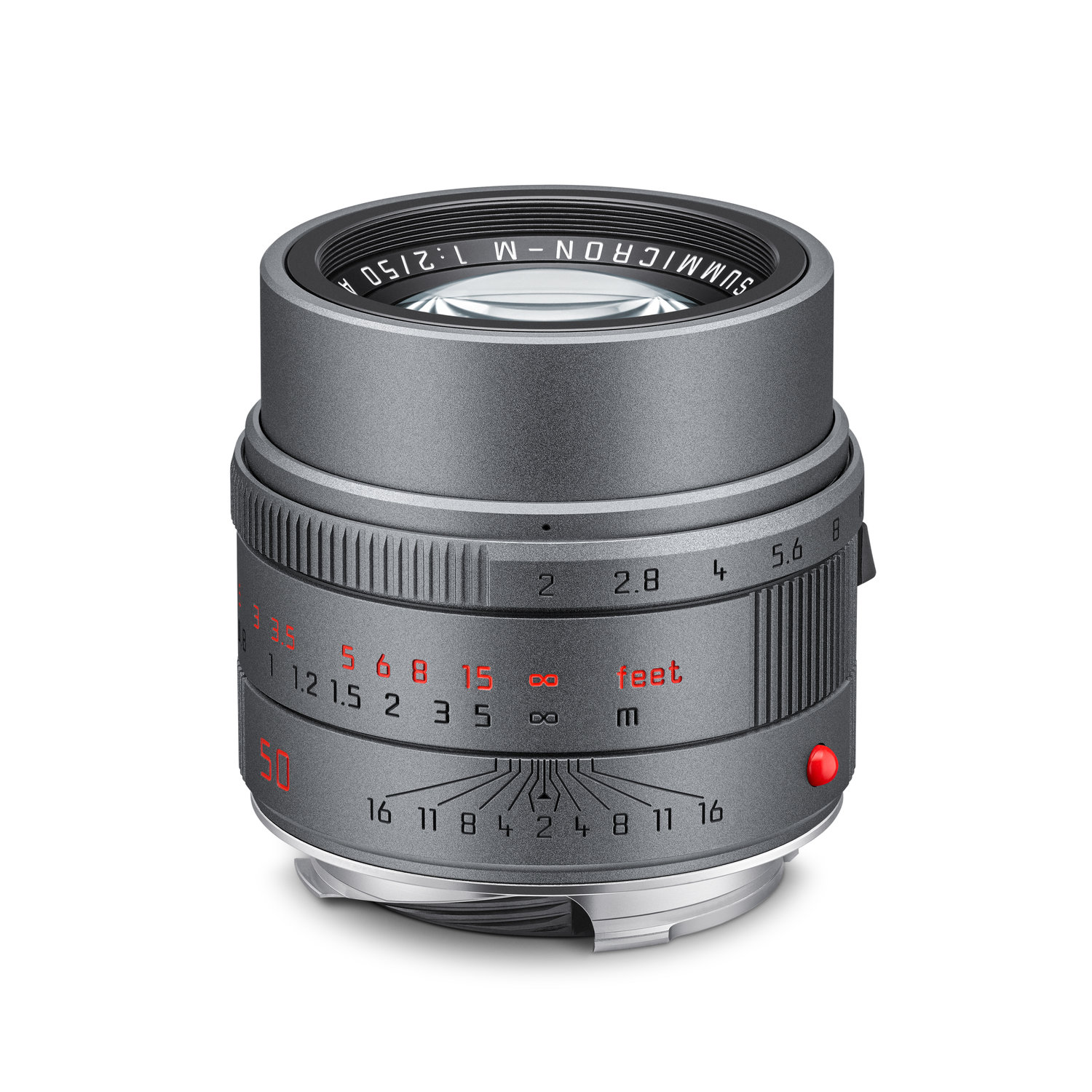 Leica M  50 / 2,0 Apo Summicron ASPH. Metall Grau lackiert