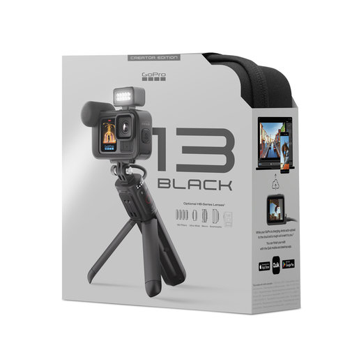 GoPro HERO13 Black Creator Edition, Volta Akkugriff, Stativ, FB, Actioncam