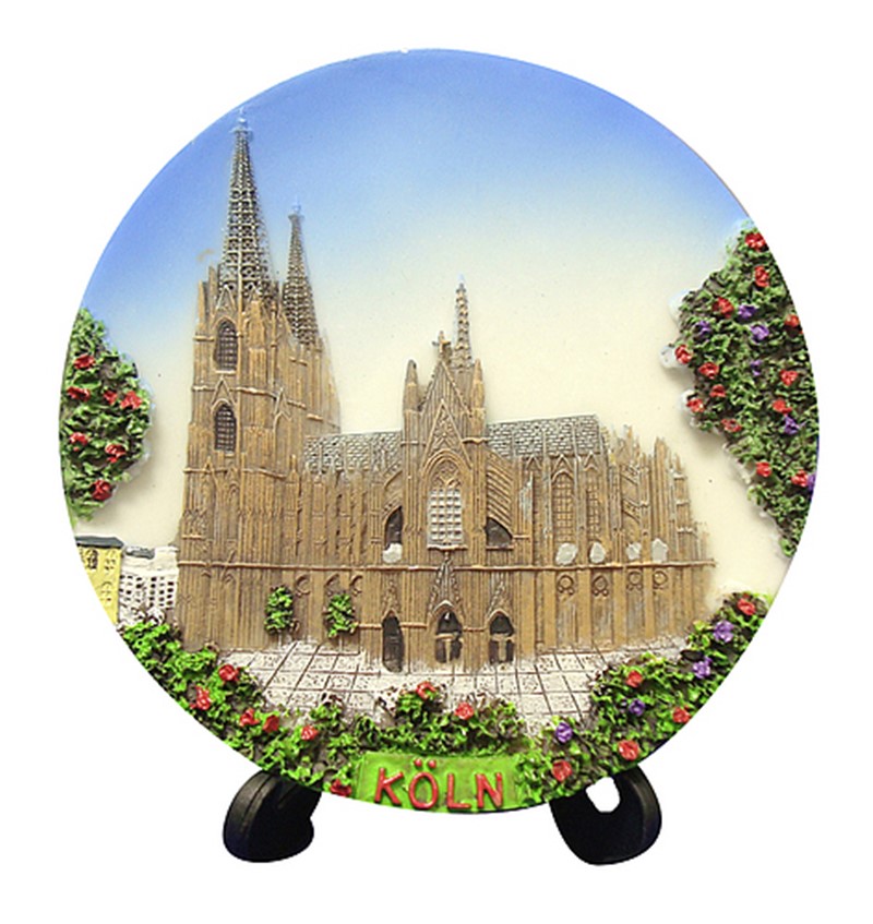 Motiv-Teller klein Kölner Dom  11cm 9000070007719