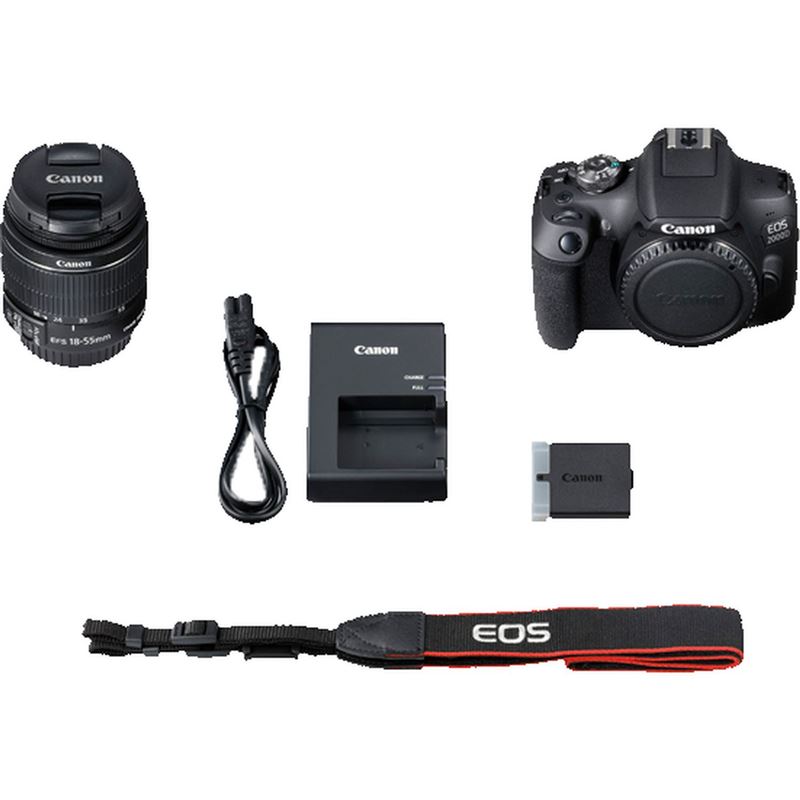 Canon EOS 2000D + 18-55 3,5-5,6 Set 4549292111859