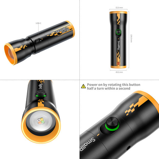 SmallRig 5512 RF 10C LED Videoleuchte (BumbleBee Edition)