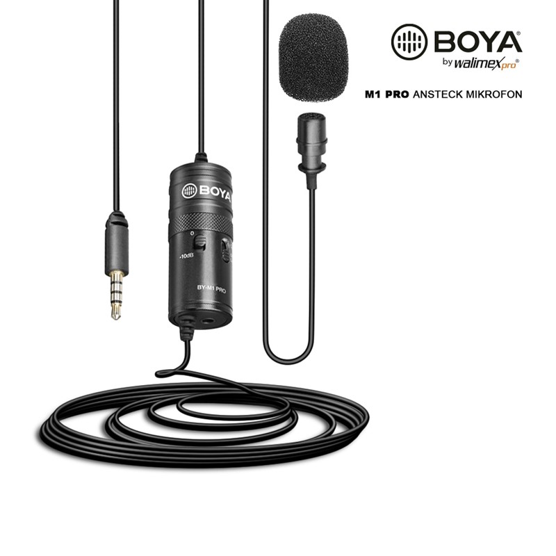 Boya M1 Pro Ansteck Mikrofon 4056929229172