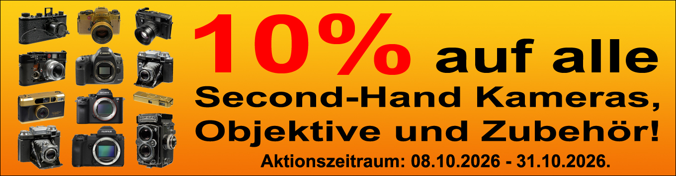 10% Sofortrabatt auf alle Second Hand Artikel